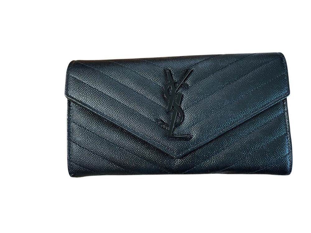 YSL 'Cassandre Matelasse' large flap wallet (15620)